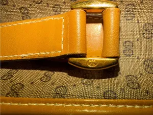 Gucci Monogram Crossbody Bag with Scarf Accent vintage thumbnail 11