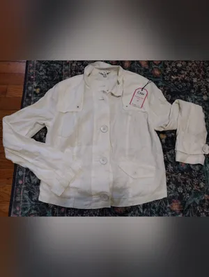 NEW Cabi 333 Topside topper Linen Jacket thumbnail 2