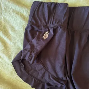 Black Free People Ruffle Hem shorts thumbnail 3
