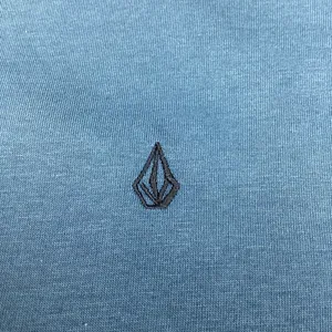 Volcom Blue Banger Short Sleeve Polo Shirt Size Small NEW! Retail $42 thumbnail 5