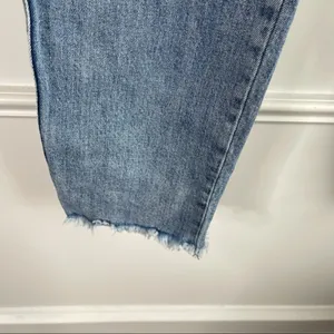 Revice Dream fit straight‎ leg raw hem high rise distressed jeans size 32 thumbnail 5
