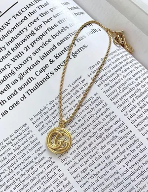 Designer Gold Plated Necklace thumbnail 4