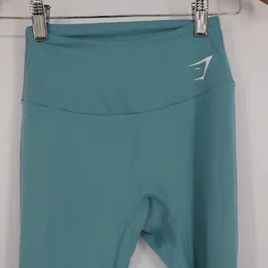 Gymshark Seamless High Waisted Leggings Teal Blue Size S GLLG4715 thumbnail 2