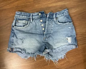 Free People Jean Shorts thumbnail 1