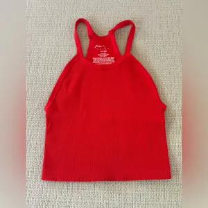 Free People Happiness Runs Crop Tank in Victory Red XS/S thumbnail 5