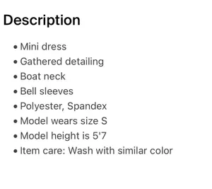 Edikted Pink Bell Sleeve Mini Dress thumbnail 4