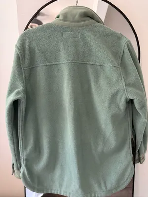 Shacket in Diamond Hands BLANKNYC ~ Sage Green Teddy Shacket Jacket - Women thumbnail 7