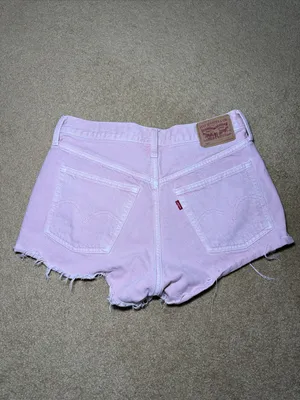Levi’s 501 Pink Jean Shorts thumbnail 2
