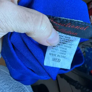 Sensational Collection Y2K Royal Blue Ruffle Mini Skirt thumbnail 3