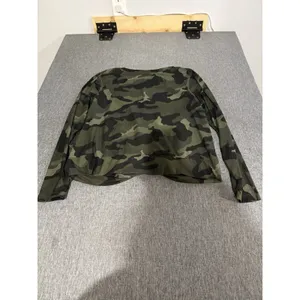 Old Navy Shirt Women's Active Breathe On Green Camo Twist Long Sleeve Top Sz XL thumbnail 7