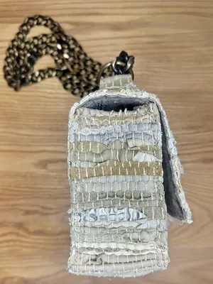 Anthropologie Belier.Belier Greta Brazilian Artisan Handmade One Of A Kind Designer Handbag thumbnail 5