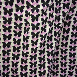 Gap Maternity White Long Sleeve Tunic w/Black and Lavender Butterflies Size S thumbnail 7