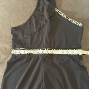 Women’s Black Halter Neck BodyCon Sleeveless Party Jumpsuit Wide Leg Size L NWOT thumbnail 7