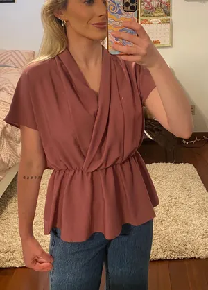 Rose Blouse Pink Size M thumbnail 2