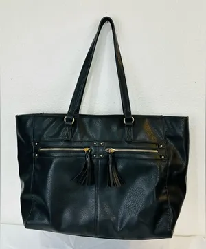 Classic Black Tassel Tote Bag - Unbranded thumbnail 1