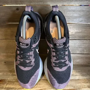 Womens Nike React Infinity Flyknit 2 Black Athletic Shoes Sneakers Size 10 M GUC thumbnail 2