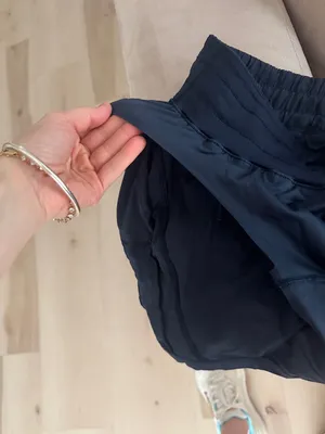 Lululemon Track That Shorts running *5" True Navy high rise pockets thumbnail 9