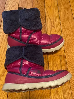The North Face ThermoBall Utility Mid Boots Pink‎ Purple Women's Size 7 thumbnail 1