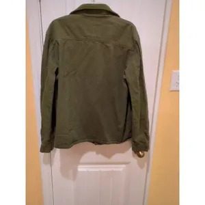 Zara Green Military Style Jacket Size L thumbnail 10