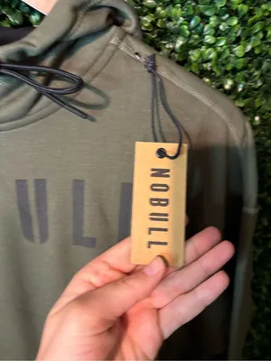 NoBull Green Hoodie NWT SZ Small Dark Green thumbnail 2