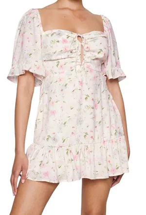 Abercrombie & Fitch NEW Flirty Pink Floral Day Dress thumbnail 1