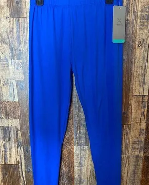 NWT Homma Seamless Leggings Sz XL High Waist Compression Slimming Blue thumbnail 1