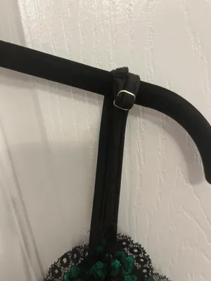 NWOT SHEIN Curve Size 2XL Black & Green Bralette thumbnail 3