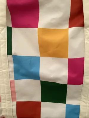 ban.do Getaway Weekender Bag in colorful Dance Floor checkerboard pattern thumbnail 6