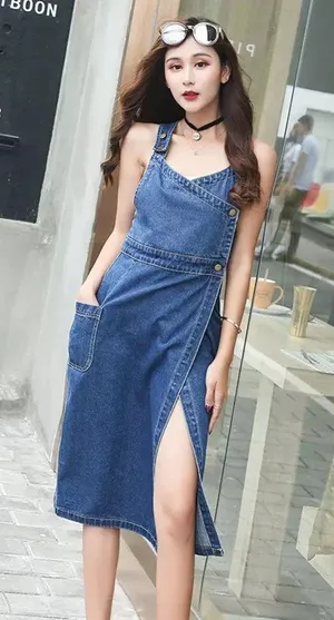 jean skirt thumbnail 1