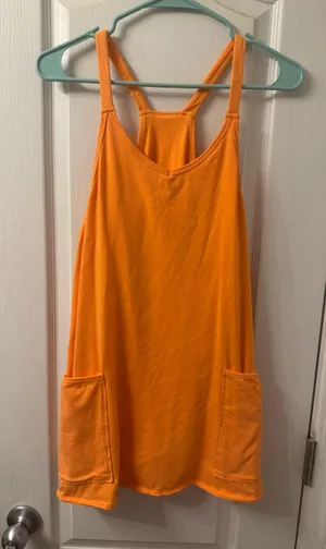 Athletic Dress Orange Size XS thumbnail 3