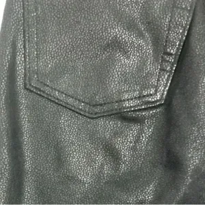 7 For All Mankind Women's Skinny‎ Jeans Size 24 Black Coated thumbnail 7