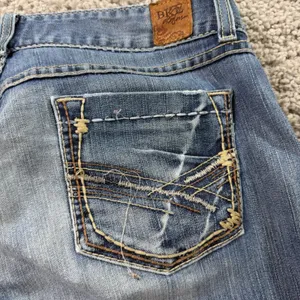 BKE Denim Culture Bootcut Jeans Blue Medium Wash Stretch 34x31.5 thumbnail 13