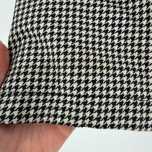 Ralph Lauren Reversible Coat Women Large‎ Black Houndstooth Dark Academia thumbnail 9