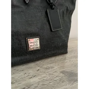 Dooney & Bourke Coated Canvas Cindy Tote Bag k8951606 Denim Shoulder Bag thumbnail 2