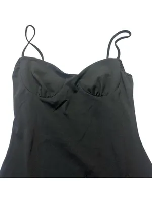 Classic Black Spaghetti Strap Dress XL thumbnail 2
