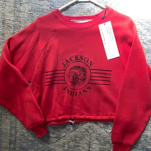 Vintage Cropped College Sweatshirt thumbnail 1
