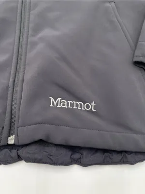 Marmot Gravity Soft Shell Jacket Womens Large Black Full Zip Long Sleeve Zip thumbnail 6