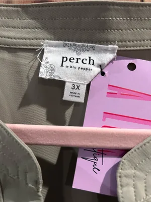 NWT Perch By Blu Pepper Plus Size Women’s Blouse thumbnail 3