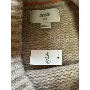 NWT Aerie Knit French Bulldog Sweater Women Size Medium Stretch Soft Fall Comfy thumbnail 11