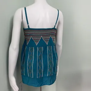 PrAna embroidered smocked tank thumbnail 5