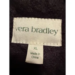 Vera Bradley Venetian flowers Teddy Fleece Pullover XL MSRP $89 thumbnail 4