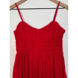 Petal & Pup Camilla Shirred Maxi Sundress Sweetheart Neckline Red Size Small thumbnail 3