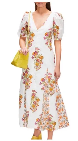 Alix of Bohemia Bianca Floral Midi Dress thumbnail 1