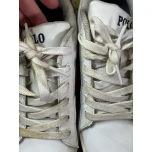 Polo By Ralph Lauren Quilton Bear Classic White Lace Up Low Top Sneakers Size 6 thumbnail 9