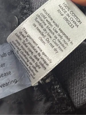 Pac Sun Black Denim Mini Skirt Size 26 thumbnail 5