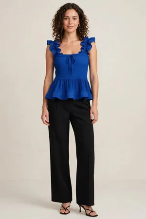 Royal blue tank top it’s fashion Size XL thumbnail 2