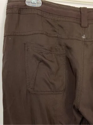 Prana Tie Ankle Brown Cargo Pants Womens Size 6 thumbnail 6