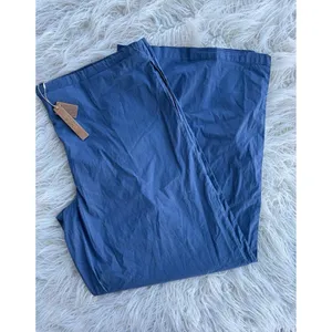 Skims Cotton Poplin Straight Leg Pant Harbor Size Large thumbnail 2