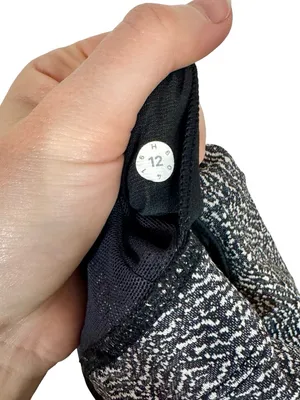 Lululemon Both Ways Bra Power Luxtreme Ripple Jacquard Black White W2AEWS thumbnail 10