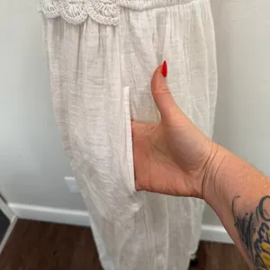 Universal Threads Small Crochet Trim Maxi Sundress Halter Gauze Beachy Resort thumbnail 7